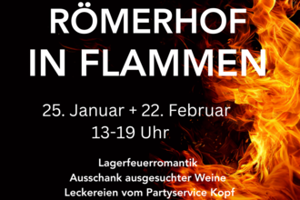 Römerhof in Flammen | © Lauffener Weingärtner eG