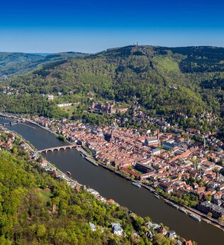 Heidelberg am Neckar - Luftbild | © Heidelberg Marketing