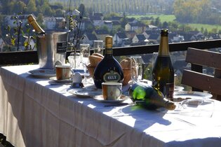 Sektfrühstück im Weinberg mit Sektverkostung