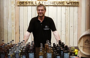 Destillat-Scheune Weiss | Brennerei | Wüstenrot | Neulautern | Weinsbergertal | © Tourismus im Weinsberger Tal e.V.