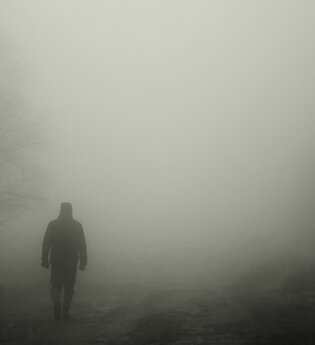 Mann im Nebel | © Neckar-Zaber-Tourismus e.V.