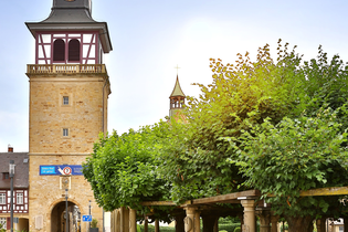 Historische Lindenanlage mit Torturm | Neuenstadt am Kocher | HeilbronnerLand | © Arbeitsgemeinschaft Kocher-Jagst-Radweg