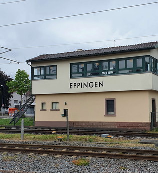 Stellwerk West | Heilbronner Straße/Kreisverkehr | Stadt Eppingen | © Große Kreisstadt Eppingen