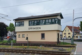 Stellwerk West | Heilbronner Straße/Kreisverkehr | Stadt Eppingen | © Große Kreisstadt Eppingen