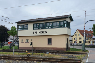 Stellwerk West | Heilbronner Straße/Kreisverkehr | Stadt Eppingen | © Große Kreisstadt Eppingen