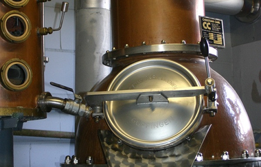 Der Brennofen in der Brennerei | © Hohenlohe Künzelsau | Burgstallhof