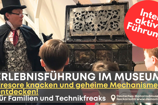 Einblick in die Tresorführung mit Kindern | © Deutsches Motorradmuseum