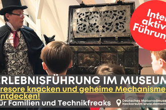 Einblick in die Tresorführung mit Kindern | © Deutsches Motorradmuseum