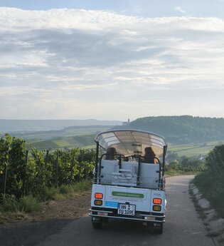 E-Tuk Tuk - fahrende Weinerlebnistouren | Brackenheim | HeilbronnerLand | © Touristikgemeinschaft HeilbronnerLand