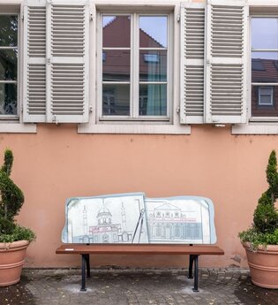 Von Bank zu Bank "Die Gartenkünstler" | © Stadt Schwetzingen