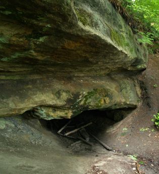 Höhleneingang Silberstollen | © Petra Kuch