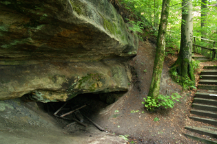 Höhleneingang Silberstollen | © Petra Kuch