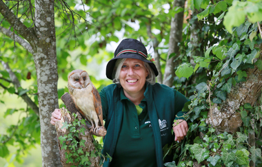 Petra Kuch | Naturparkführerin Schwäbisch-Fränkischer Wald | © Monika Sanwald