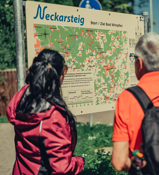 Wandererlebnis Neckarsteig | Gruppenprogramm | © Stadt Bad Wimpfen