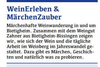 Wein erleben & Märchenzauber