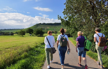 Mönchsbergtour | WeinErlebnisFührung mit Susanne Müller am Brackenheimer Mönchsberg | © Neckar-Zaber-Tourismus e.V.