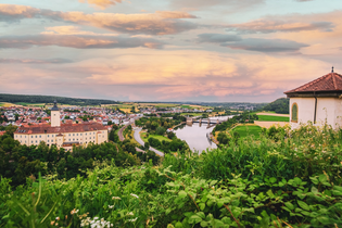 Blick vom Gundelsheimer Himmelreich ins Neckartal | HeilbronnerLand | © Touristikgemeinschaft HeilbronnerLand