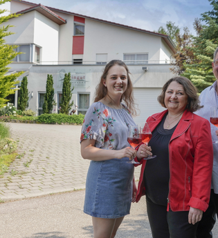 Familie Müller von Müllers Weingut im Auerberg | Nordheim | HeilbronnerLand | © Weingut Müller im Auerberg | Nordheim