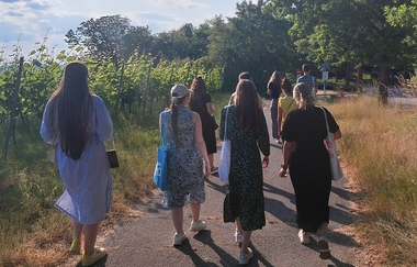 Weintour Gruppe an einem schönen Sommertag | © Anke Schäffer