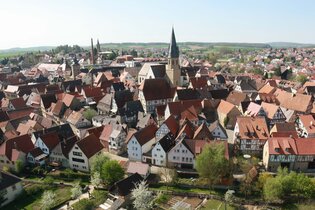 Blick auf die historische Altstadt | Fachwerkstadt Eppingen | HeilbronnerLand | © Große Kreisstadt Eppingen