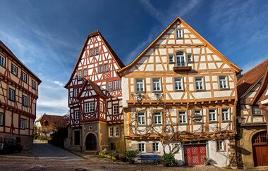 Klostergasse Bad Wimpfen | Unterwegs an der Fachwerkstraße | HeilbronnerLand | © Stadt Bad Wimpfen