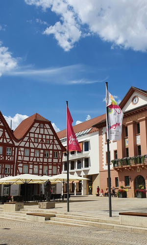 Marktplatz | Fachwerkstadt Eppingen | HeilbronnerLand | © Große Kreisstadt Eppingen