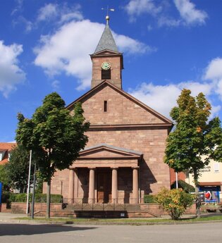 Evangelische Kirche im Ortskern | © Gemeinde Fahrenbach