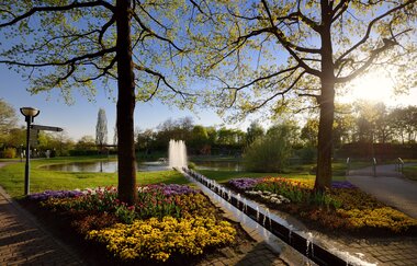 Wasserspiele im Hockenheimer Gartenschaupark | © T. Schwerdt