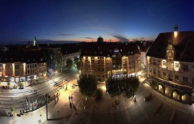 Kilianskirche Rathaus Panorama | Heilbronn | HeilbronnerLand | © Heilbronn Marketing GmbH/Achim Mende