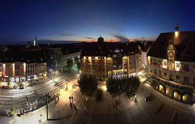 Kilianskirche Rathaus Panorama | Heilbronn | HeilbronnerLand | © Heilbronn Marketing GmbH/Achim Mende