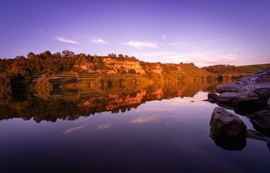 Katzenbeißer-Steillagen mit Krappenfelsen | Lauffen am Neckar | HeilbronnerLand | © Touristikgemeinschaft HeilbronnerLand