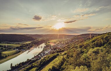 Abendidylle bei Neckarzimmern / Odenwald | © Touristikgemeinschaft Odenwald e.V.