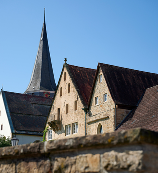 Blick auf den Kirchturm in Oberderdingen | © Kraichgau-Stromberg Tourismus e.V.