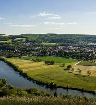 Blick auf Obrigheim / Odenwald | © Gemeinde Obrigheim