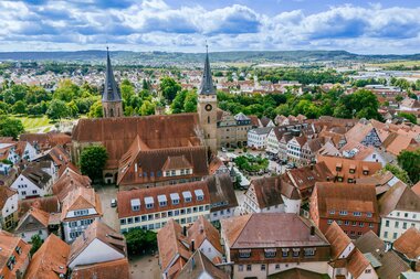 Öhringen von oben | © Stadt Öhringen