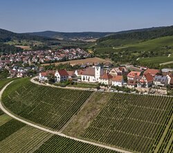 Luftbild von Sachsenheim im Sommer | © Kraichgau-Stromberg Tourismus e.V.