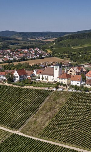 Luftbild von Sachsenheim im Sommer | © Kraichgau-Stromberg Tourismus e.V.