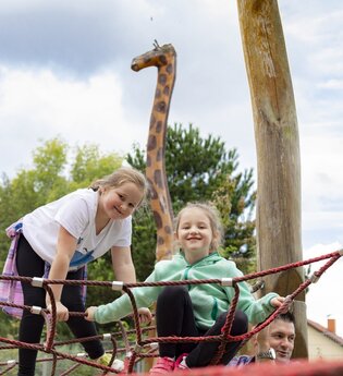 Abenteuerspielplatz im Wildpark Schwarzach / Odenwald | © Touristikgemeinschaft Odenwald e.V.