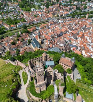 Blick auf Wertheim | © @Spessart Mainland/TOURISMUS REGION WERTHEIM/Holger Leue