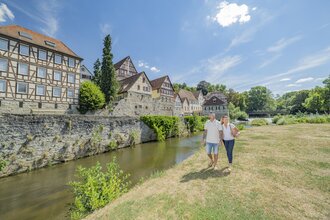 Am Kocher in Schwäbisch Hall | © Hohenlohe + Schwäbisch Hall Tourismus e. V.