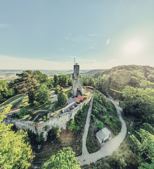 Burgruine Löwenstein | Aussichtsturm HeilbronnerLand | © Touristikgemeinschaft HeilbronnerLand