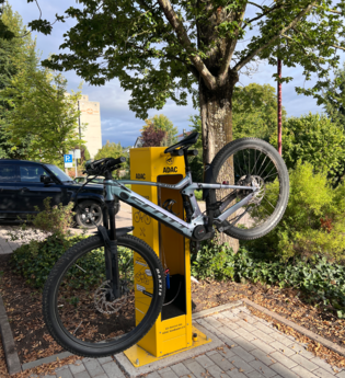 ADAC Radservice-Station Kraichtal-Münzesheim am Kraichradweg | © Stadt Kraichtal