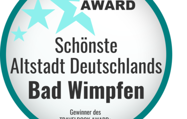 Travelbook Award Logo Schönste Altstadt Deutschlands Bad Wimpfen | © Axel Springer Deutschland GmbH