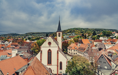 Blick auf Mosbach / Odenwald | © Touristikgemeinschaft Odenwald e.V.