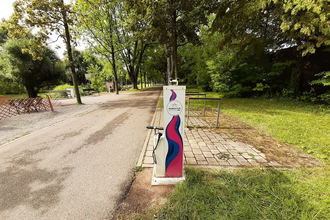 RadSERVICE-Punkt Stadtstrand Crailsheim | © Hohenlohe + Schwäbisch Hall Tourismus e. V.