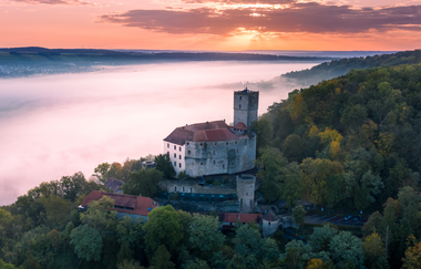 Panorama Burg Guttenberg | Neckarmühlbach | HeilbronnerLand | © Burg Guttenberg