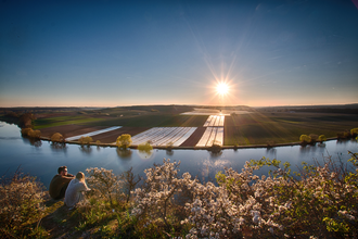 Krappenfelsen | Aussichtspunkt Lauffen am Neckar | HeilbronnerLand | © Stadt Lauffen am Neckar
