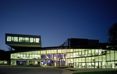 Eingangsbereich DLR-Forum Lampoldshausen | HeilbronnerLand | © Deutsches Luft- und Raumfahrtzentrum (DLR)