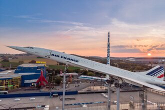 Concorde Flugzeug im Abendrot | © Auto-Technik Museum Sinsheim