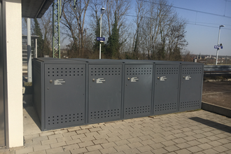 Bad Wimpfen Bahnhof | E-Bike Ladestation | © Stadt Bad Wimpfen